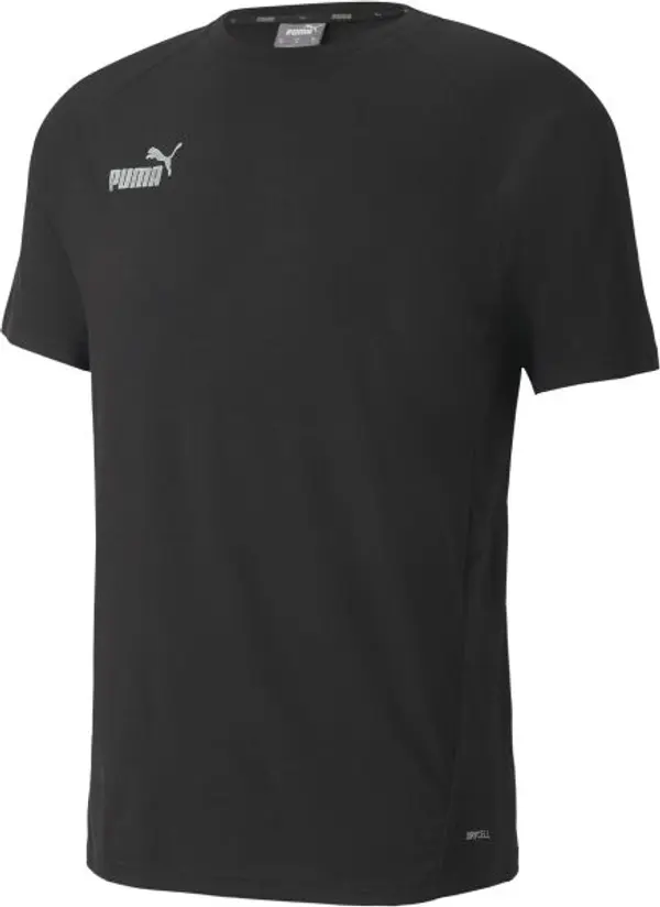 Puma Puma TEAMFINAL CASUALS TEE Футболна тениска, черно, размер