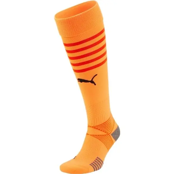 Puma Puma TEAMFINAL SOCKS Мъжки чорапи за футбол, оранжево, размер 47-49