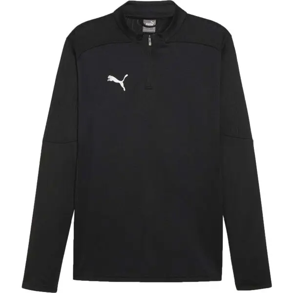Puma Puma TEAMFINAL TRAINING 1/4 ZIP Мъжка футболна блуза, черно, размер