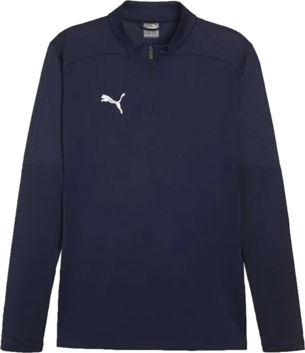 Puma Puma TEAMFINAL TRAINING 1/4 ZIP Мъжка футболна блуза, тъмносин, размер