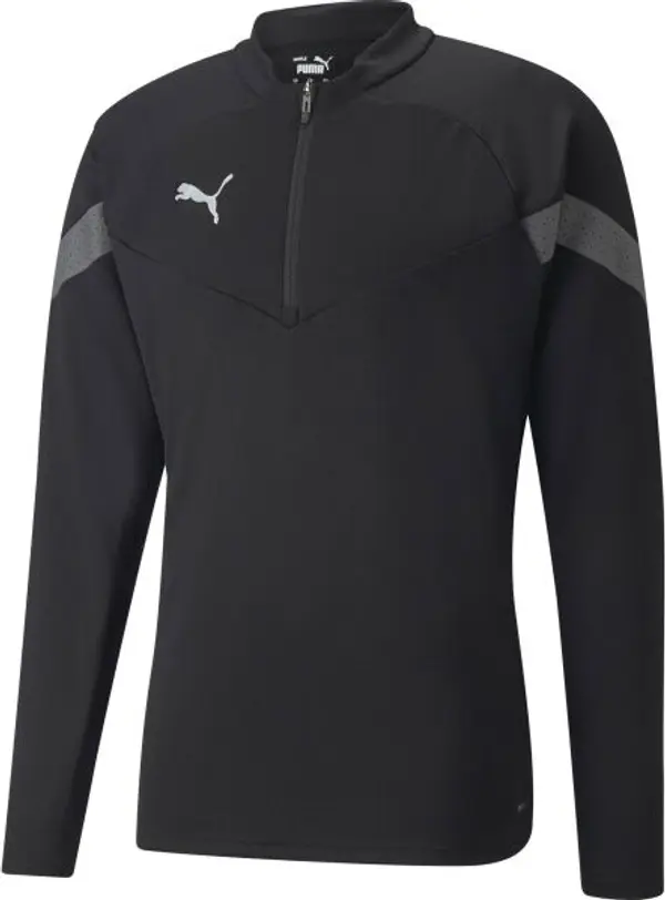 Puma Puma TEAMFINAL TRAINING 1/4 ZIP TOP Мъжко спортно горнище, черно, размер