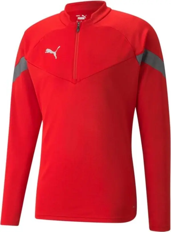 Puma Puma TEAMFINAL TRAINING 1/4 ZIP TOP Мъжко спортно горнище, червено, размер