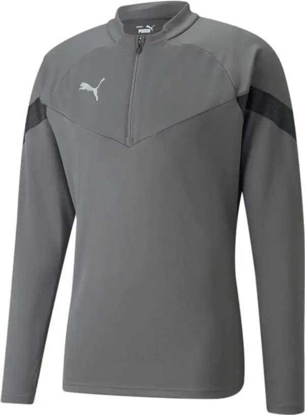 Puma Puma TEAMFINAL TRAINING 1/4 ZIP TOP Мъжко спортно горнище, сиво, размер