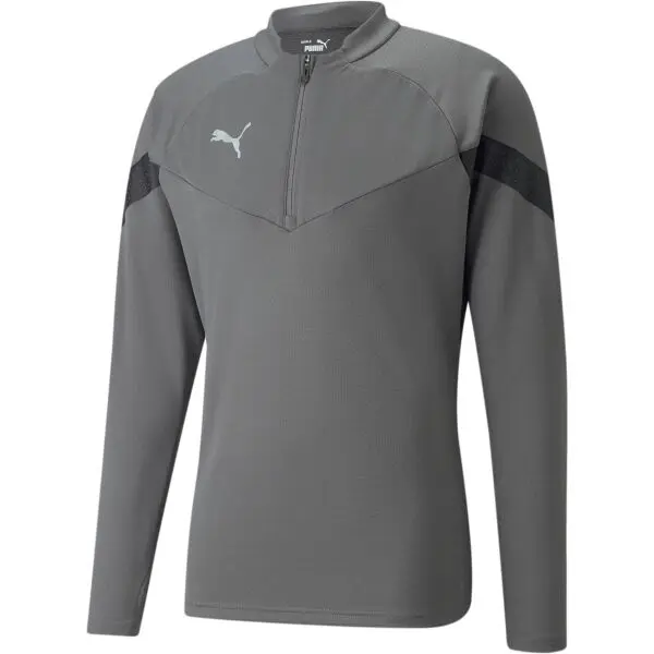 Puma Puma TEAMFINAL TRAINING 1/4 ZIP TOP Мъжко спортно горнище, сиво, размер XXL