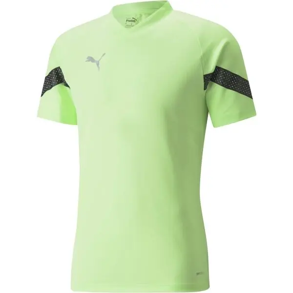 Puma Puma TEAMFINAL TRAINING JERSEY Мъжка спортна тениска, светло-зелено, размер