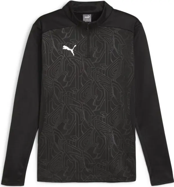 Puma Puma TEAMFINAL WARM TOP Мъжки футболен суитшърт, черно, размер