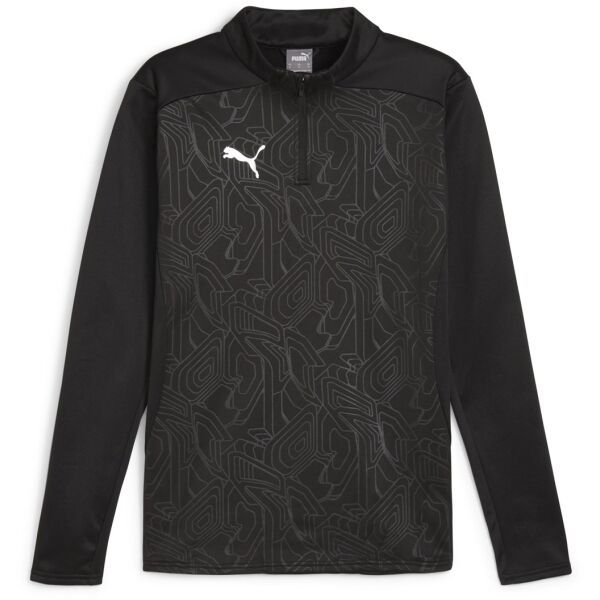 Puma Puma TEAMFINAL WARM TOP Мъжки футболен суитшърт, черно, размер
