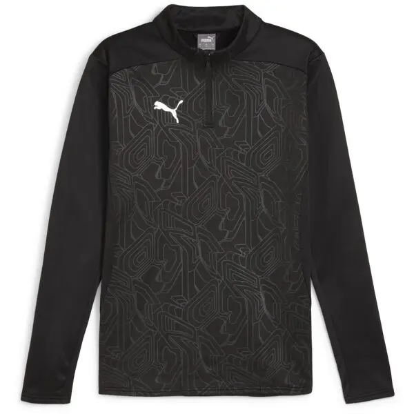 Puma Puma TEAMFINAL WARM TOP Мъжки футболен суитшърт, черно, размер