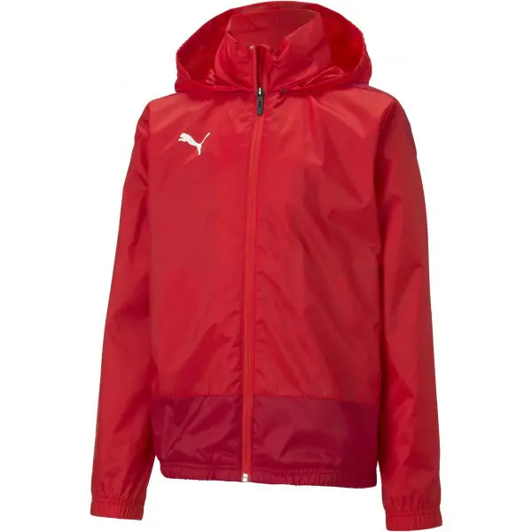 Puma Puma TEAMGOAL 23 TRAINING RAIN JACKET JR Детско шушляково яке, червено, размер