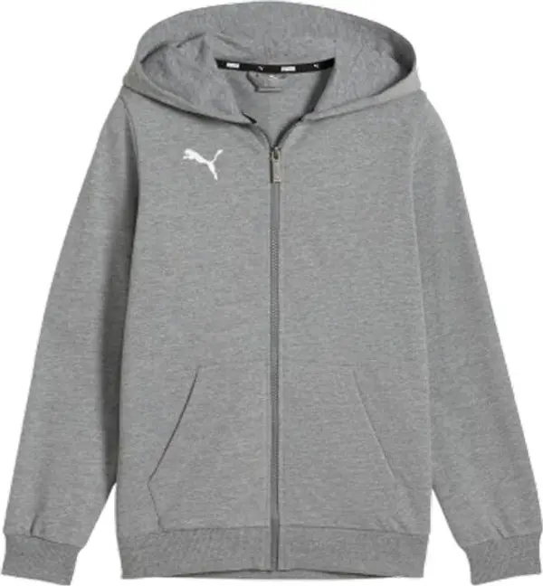 Puma Puma TEAMGOAL CASUALS HOODED JACKET Суитшърт за момчета, сиво, размер