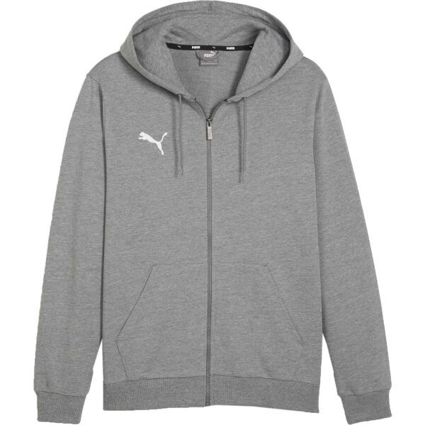 Puma Puma TEAMGOAL CASUALS HOODED Мъжки суитшърт, сиво, размер