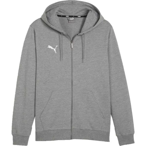 Puma Puma TEAMGOAL CASUALS HOODED Мъжки суитшърт, сиво, размер