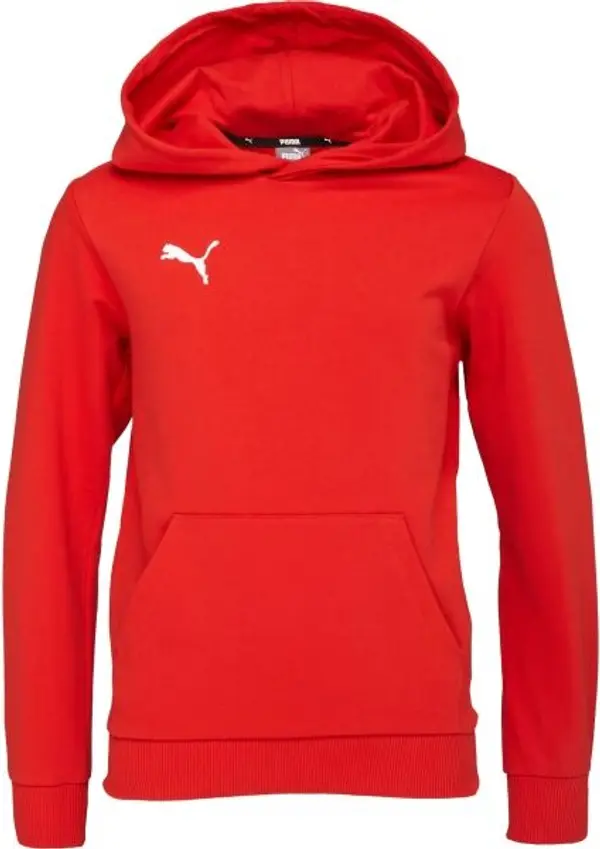 Puma Puma TEAMGOAL CASUALS HOODY JR Детски суитшърт, червено, размер