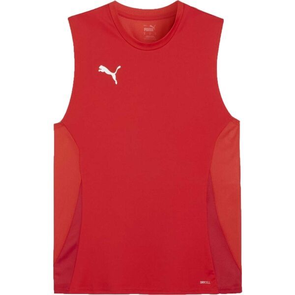 Puma Puma TEAMGOAL SLEEVELESS JERSEY Спортен потник, червено, размер