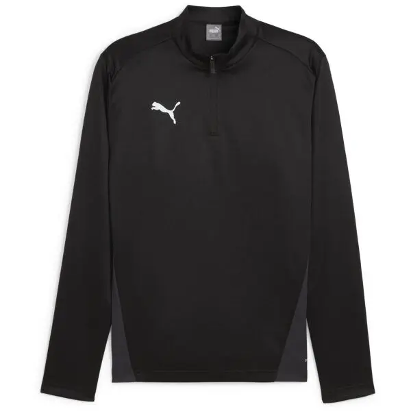 Puma Puma TEAMGOAL TRAINING 1/4 ZIP TOP Мъжка тениска, черно, размер