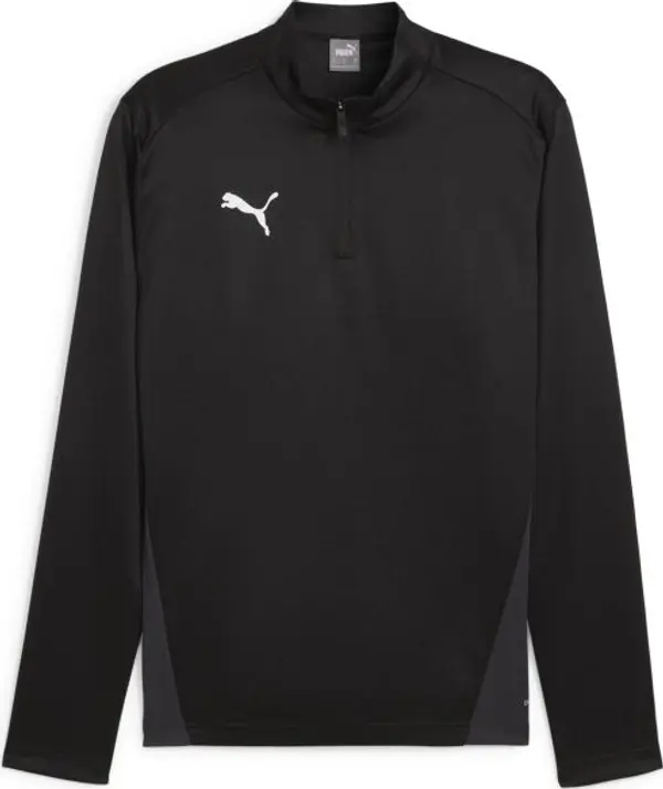 Puma Puma TEAMGOAL TRAINING 1/4 ZIP TOP Мъжка тениска, черно, размер
