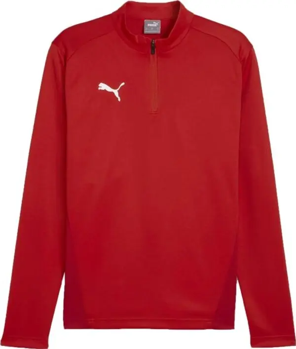 Puma Puma TEAMGOAL TRAINING 1/4 ZIP TOP Мъжка тениска, червено, размер