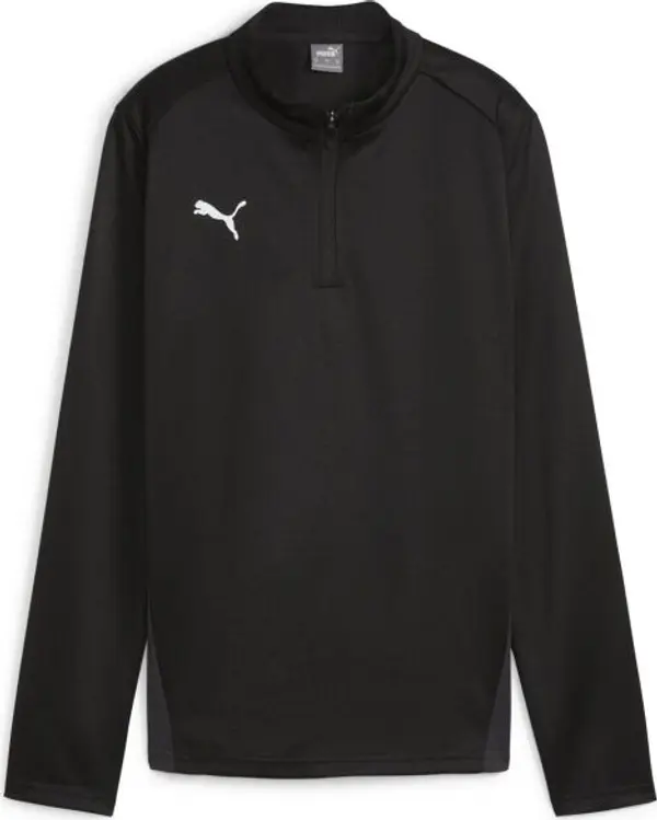 Puma Puma TEAMGOAL TRAINING 1/4 ZIP TOP W Дамска спортна тениска, черно, размер
