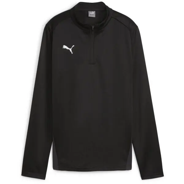 Puma Puma TEAMGOAL TRAINING 1/4 ZIP TOP W Дамска спортна тениска, черно, размер