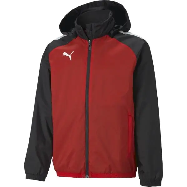 Puma Puma TEAMLIGA ALL WEATHER JKT JR Яке за момчета, черно, размер
