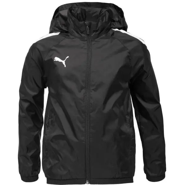 Puma Puma TEAMLIGA ALL WEATHER JKT JR Яке за момчета, черно, размер