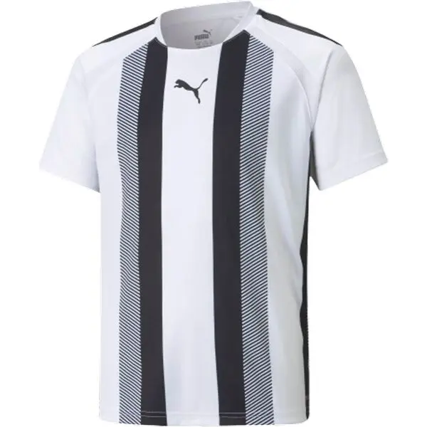 Puma Puma TEAMLIGA STRIPED JERSEY JR Детска футболна фланелка, бяло, размер