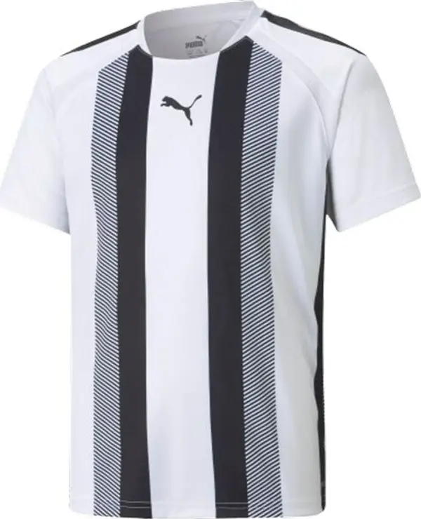 Puma Puma TEAMLIGA STRIPED JERSEY JR Детска футболна фланелка, бяло, размер
