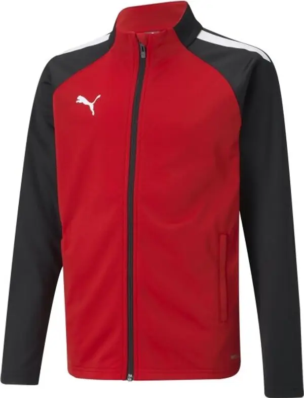 Puma Puma TEAMLIGA TRAINING JACKET JR Суитшърт за момчета, червено, размер