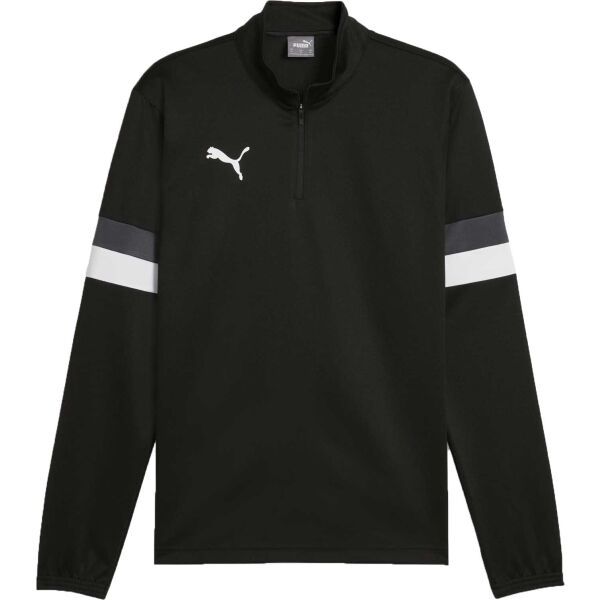 Puma Puma TEAMRISE 1/4 ZIP TOP Мъжко горнище, черно, размер