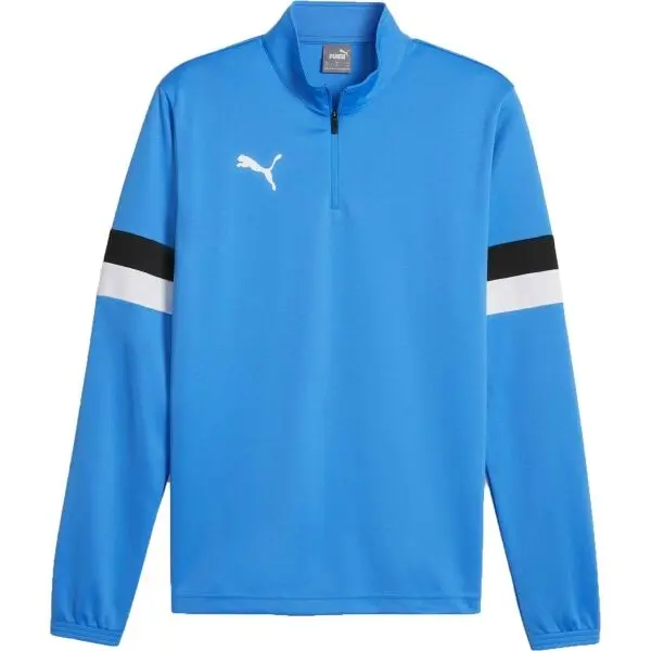Puma Puma TEAMRISE 1/4 ZIP TOP Мъжко горнище, синьо, размер
