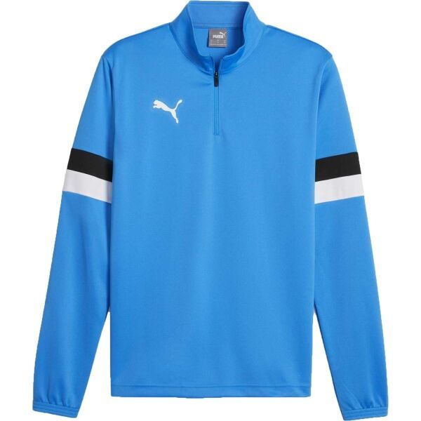 Puma Puma TEAMRISE 1/4 ZIP TOP Мъжко горнище, синьо, размер
