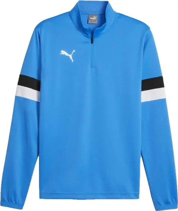 Puma Puma TEAMRISE 1/4 ZIP TOP Мъжко горнище, синьо, размер