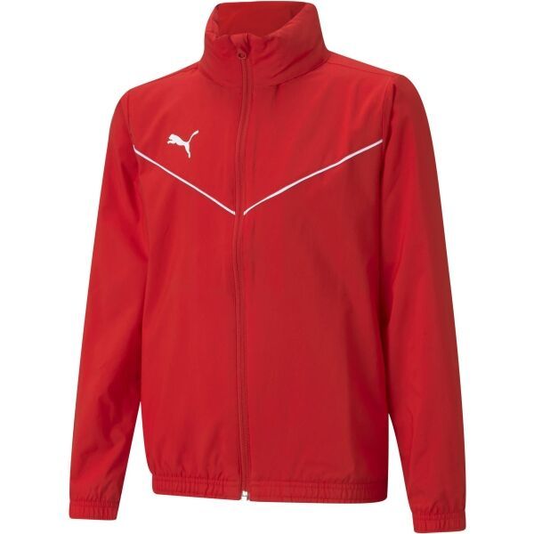 Puma Puma TEAMRISE ALL WEATHER JKT JR Яке за момчета, червено, размер