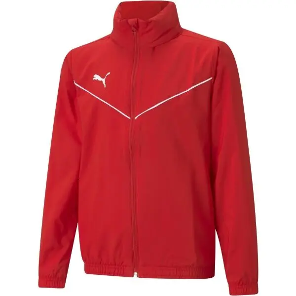 Puma Puma TEAMRISE ALL WEATHER JKT JR Яке за момчета, червено, размер