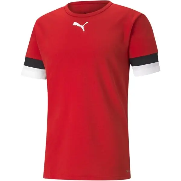 Puma Puma TEAMRISE Футболна тениска за момчета, червено, размер
