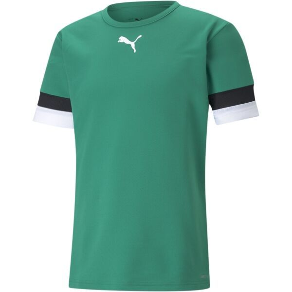 Puma Puma TEAMRISE Футболна тениска за момчета, зелено, размер