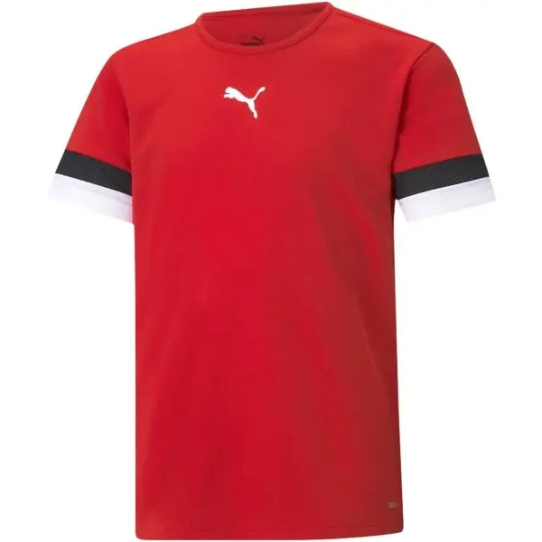 Puma Puma TEAMRISE JERSEY JR Детска тениска, червено, размер