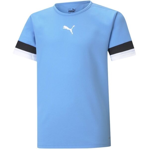 Puma Puma TEAMRISE JERSEY JR Детска тениска, светлосиньо, размер