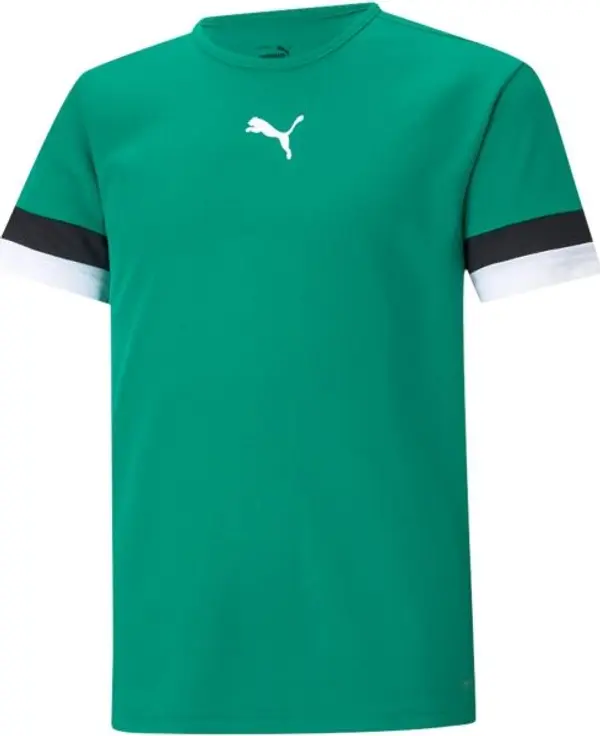Puma Puma TEAMRISE JERSEY JR Детска тениска, зелено, размер
