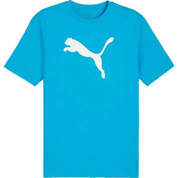 Puma Puma TEAMRISE LOGO JERSEY Мъжка тениска, тюркоазено, размер