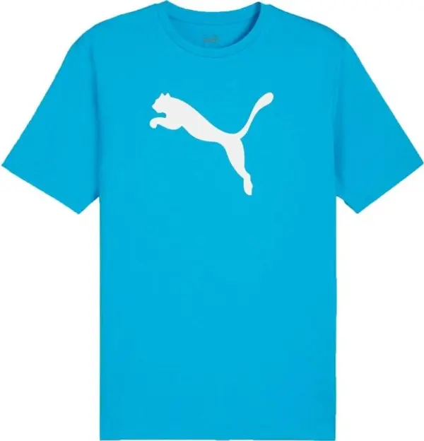 Puma Puma TEAMRISE LOGO JERSEY Мъжка тениска, тюркоазено, размер