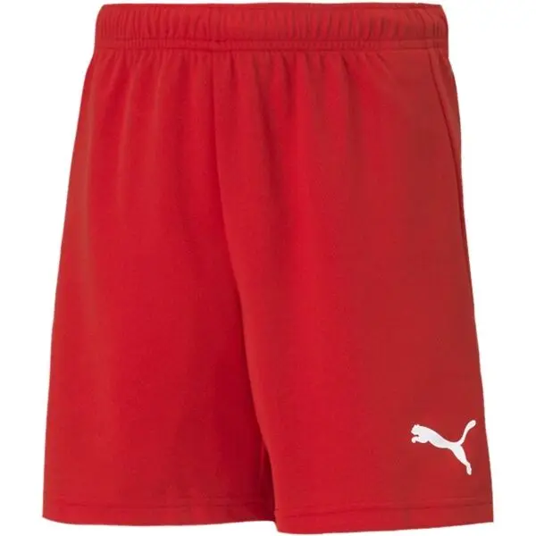 Puma Puma TEAMRISE SHORT JR Спортни шорти за момчета, червено, размер