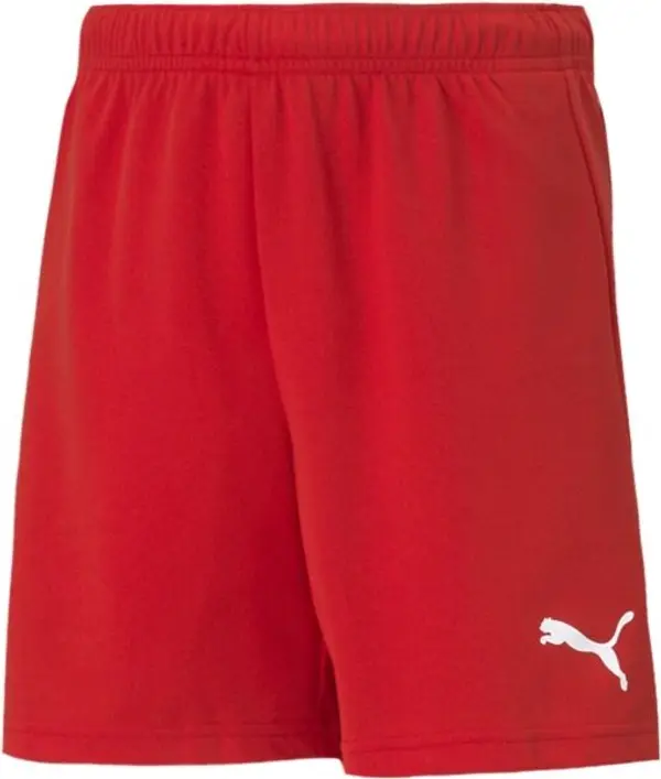 Puma Puma TEAMRISE SHORT JR Спортни шорти за момчета, червено, размер