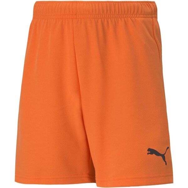 Puma Puma TEAMRISE SHORT JR Спортни шорти за момчета, оранжево, размер