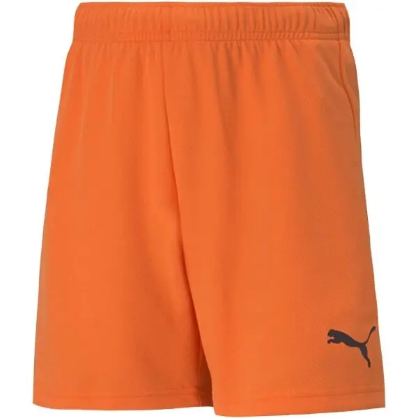 Puma Puma TEAMRISE SHORT JR Спортни шорти за момчета, оранжево, размер