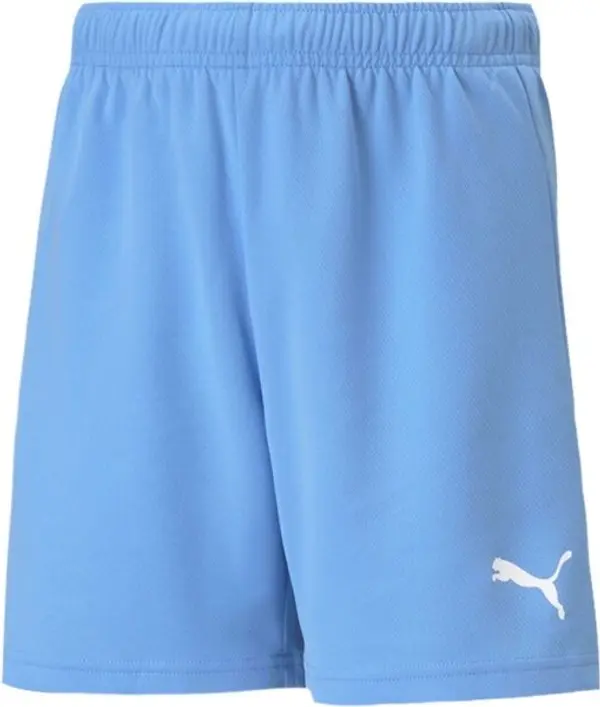 Puma Puma TEAMRISE SHORT JR Спортни шорти за момчета, светлосиньо, размер