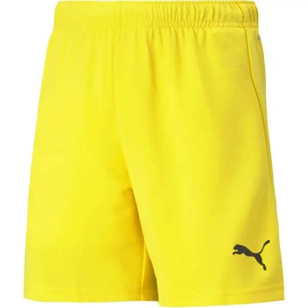 Puma Puma TEAMRISE SHORT JR Спортни шорти за момчета, жълто, размер