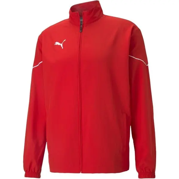 Puma Puma TEAMRISE SIDELINE JACKET Мъжки суитшърт, червено, размер XXXL