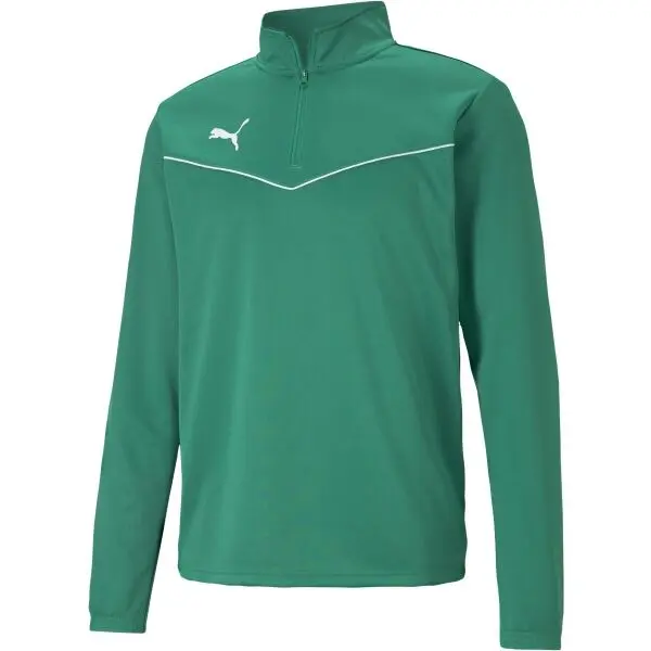 Puma Puma TEAMRISE TOP Мъжки футболен суитшърт, зелено, размер