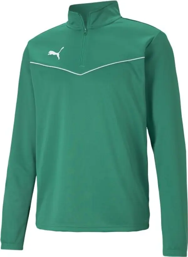 Puma Puma TEAMRISE TOP Мъжки футболен суитшърт, зелено, размер